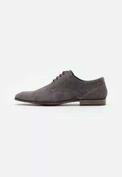 Pier One Leather - Smart Lace-Ups - Grey