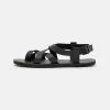 Pier One T-Bar Sandals - Black