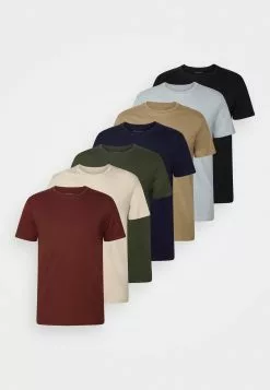 Pier One 7 Pack - Basic T-Shirt - Black/Dark Blue/Dark Green 20 Pier One 7 Pack - Basic T-Shirt - Black/Dark Blue/Dark Green -Pier One Shop d74e2d3540cf40e38472cc37d83d230d