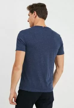 Pier One Basic T-Shirt - Mottled Dark Blue -Pier One Shop dd651f97754741faafc702872c502666