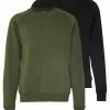 Pier One 2 Pack - Sweatshirt - Khaki/Black