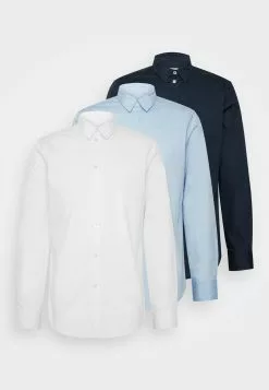 Pier One 3 Pack - Formal Shirt - White/Light Blue/Dark Blue -Pier One Shop def04b8137b345368346a495c2933cad