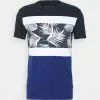 Pier One Print T-Shirt - Blue