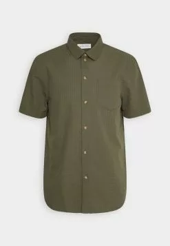 Pier One Seersucker Kent- Shirt - 604 - Olive