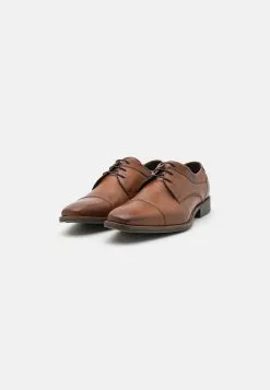 Pier One Leather - Lace-Ups - Cognac