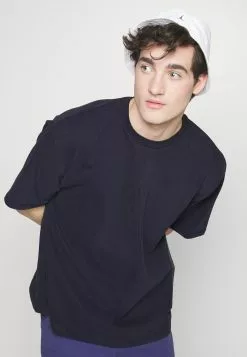 Pier One Basic T-Shirt - Dark Blue -Pier One Shop e58d92e476be459db48af8d26f4d2482