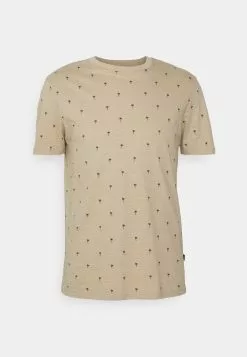 Pier One Print T-Shirt - Beige