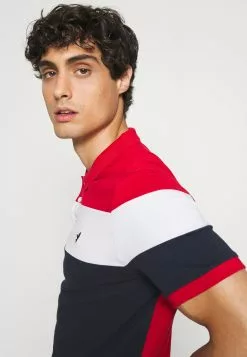 Pier One Polo Shirt - Red/White/Dark Blue -Pier One Shop e769fd92b4c248d5aa7014c166ed4a7f