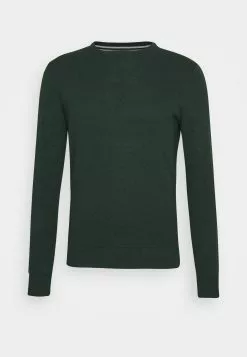 Pier One Basic Crewneck - Jumper - Mottled Dark Green -Pier One Shop ed0d07d298fc4765845341d2b8f1838a