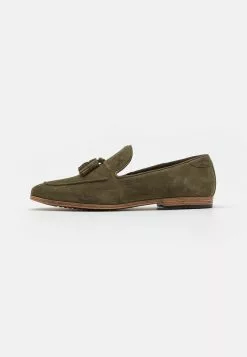 Pier One Leather - Slip-Ons - Green