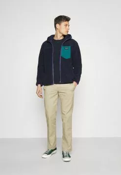 Pier One 2 Pack - Long Sleeved Top - Dark Blue/Mottled Grey