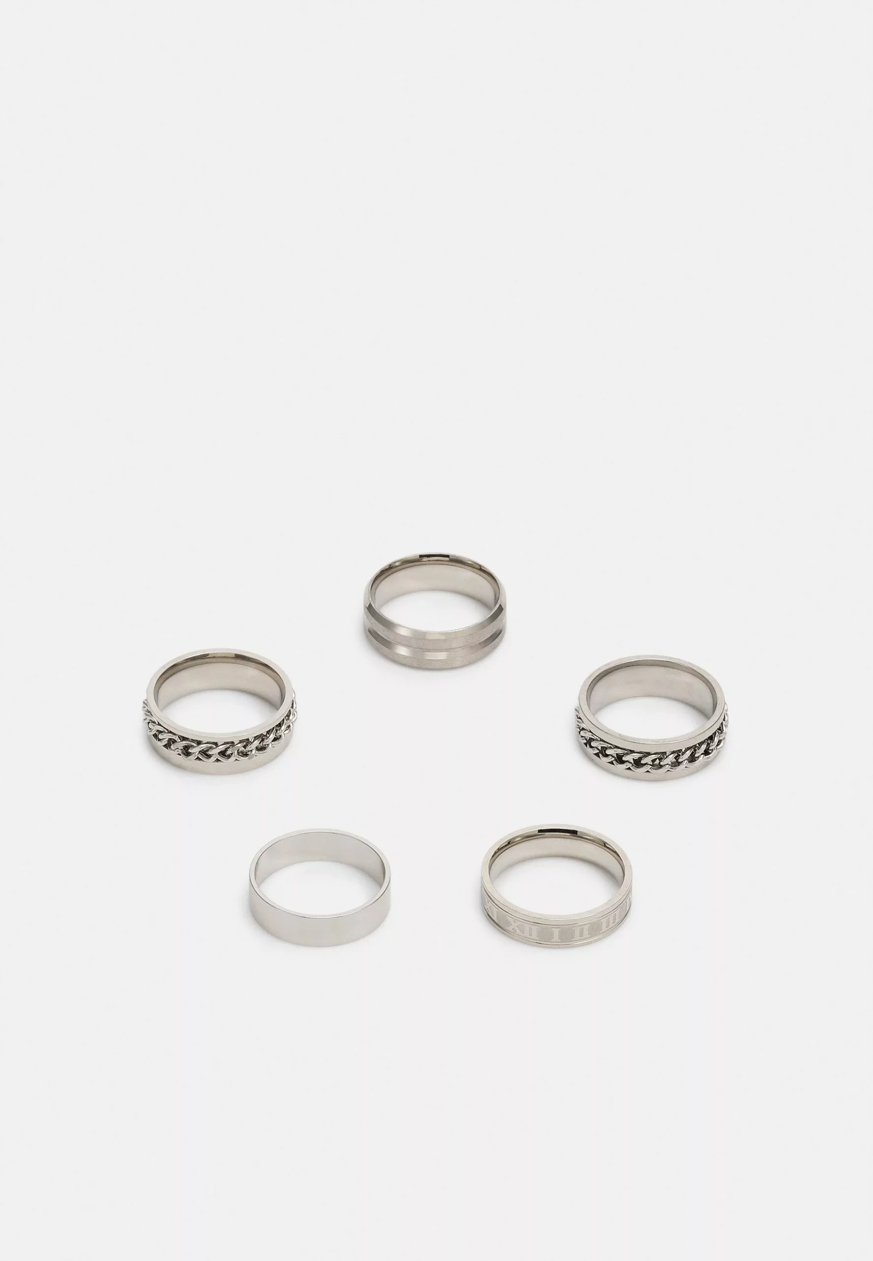Pier One 5 Pack - Ring - Silver-Coloured 1 Pier One 5 Pack - Ring - Silver-Coloured